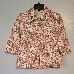 Elegant Floral Women's Blazer